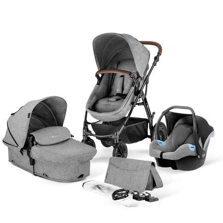 Коляска 3в1 Kinderkraft Moov Grey melange