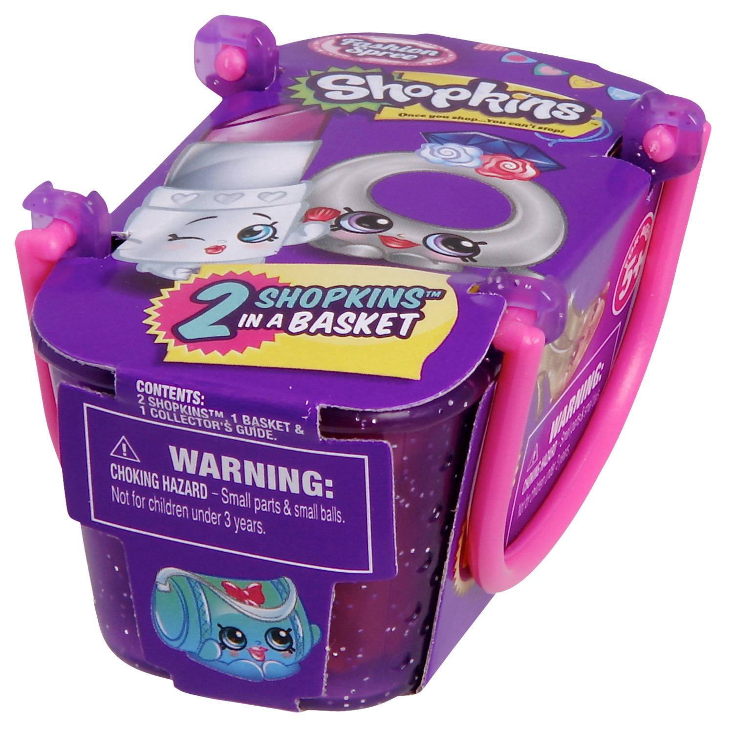 Набор фигурок Shopkins 2 шт в корзиночке - фешн в непрозрачной упаковке (Сюрприз) - фото 3