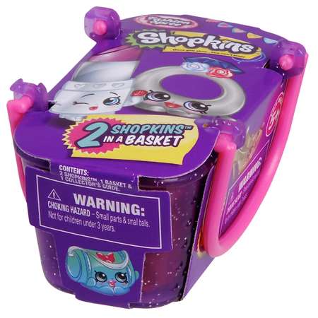 Набор фигурок Shopkins 2 шт в корзиночке - фешн в непрозрачной упаковке (Сюрприз)