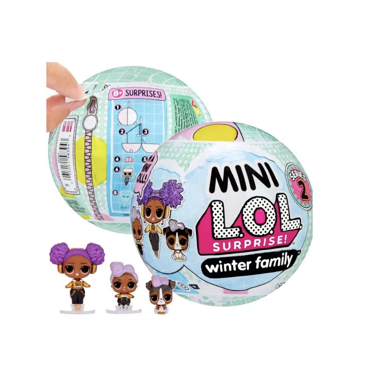 Кукла L.O.L. Surprise! Mini Winter Family шар 583943 - фото 10