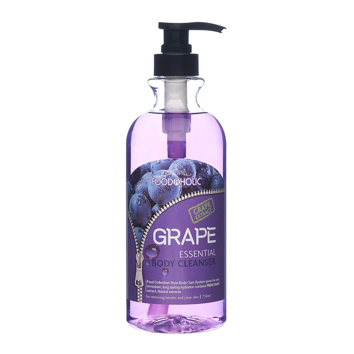 Гель для душа FOODAHOLIC Essential Body Cleanser Grape с экстрактом винограда 750 мл - фото 1