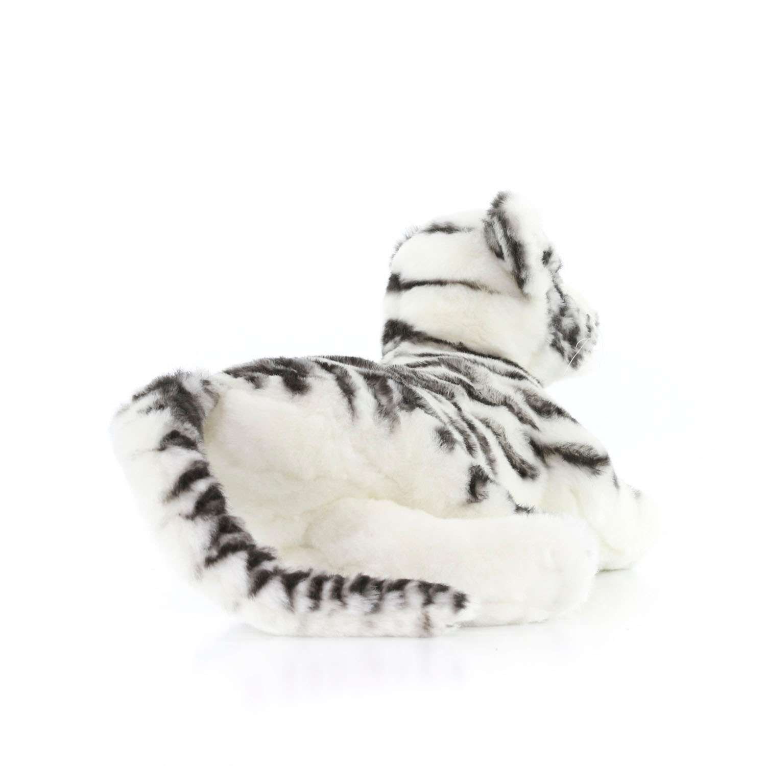 Реалистичная мягкая игрушка HANSA Тигр детёныш белый 36 см - фото 7