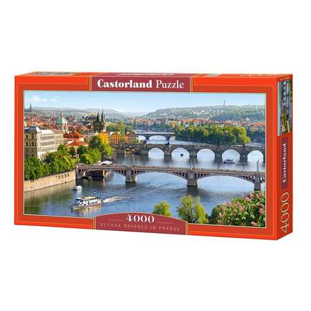 Пазл 4000 деталей Castorland Река Влтава Прага