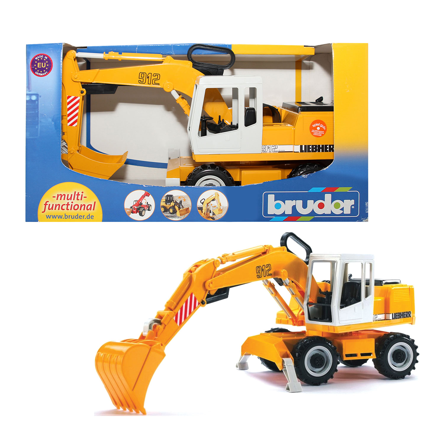 Bruder Экскаватор колёсный Liebherr