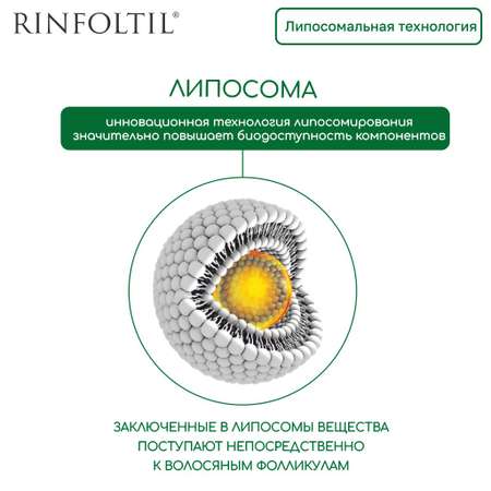 Сыворотка Ринфолтил Липосомальная против выпадения волос Для интенсивного роста