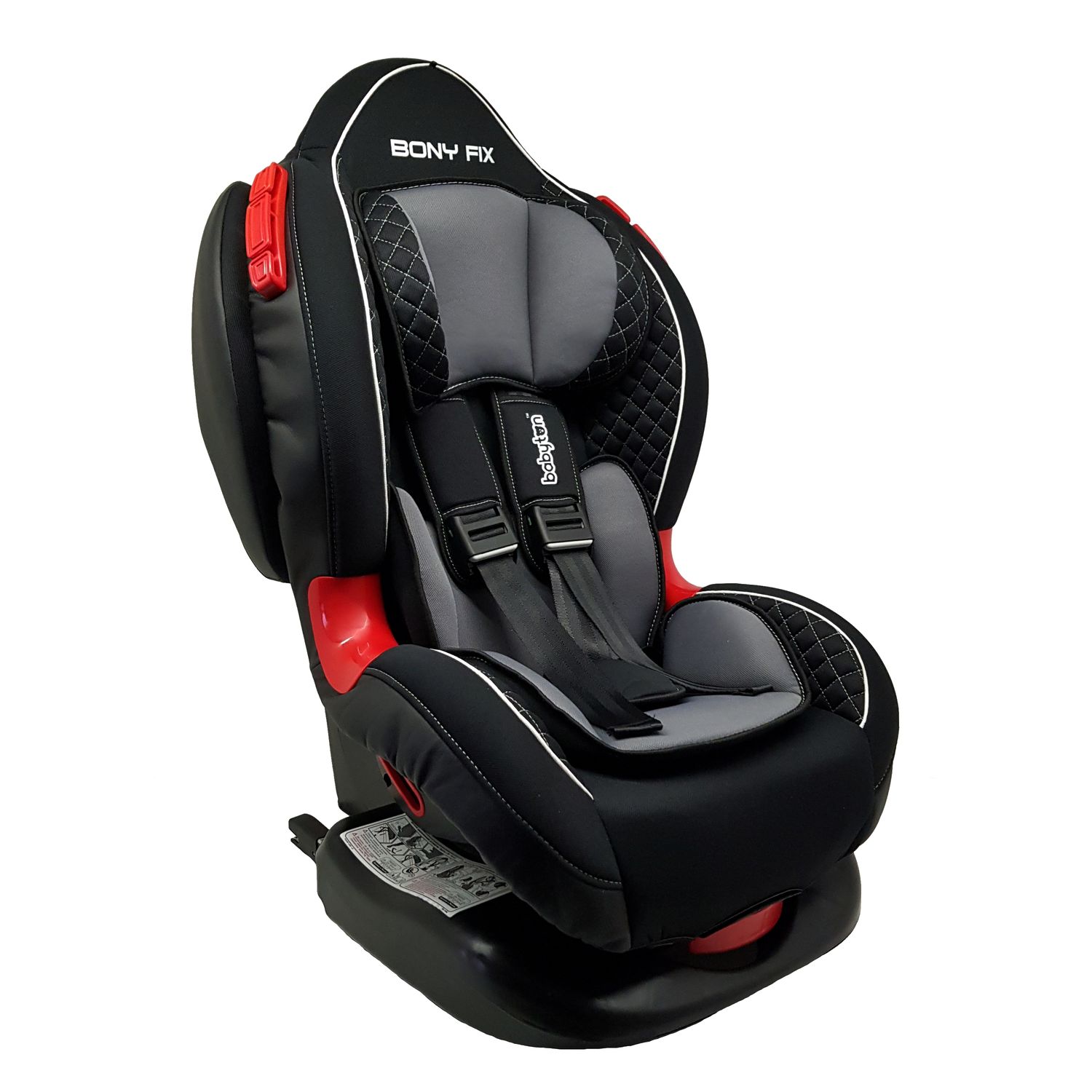 Автокресло Babyton Bony Gray Isofix 1/2 (9-25 кг) - фото 3