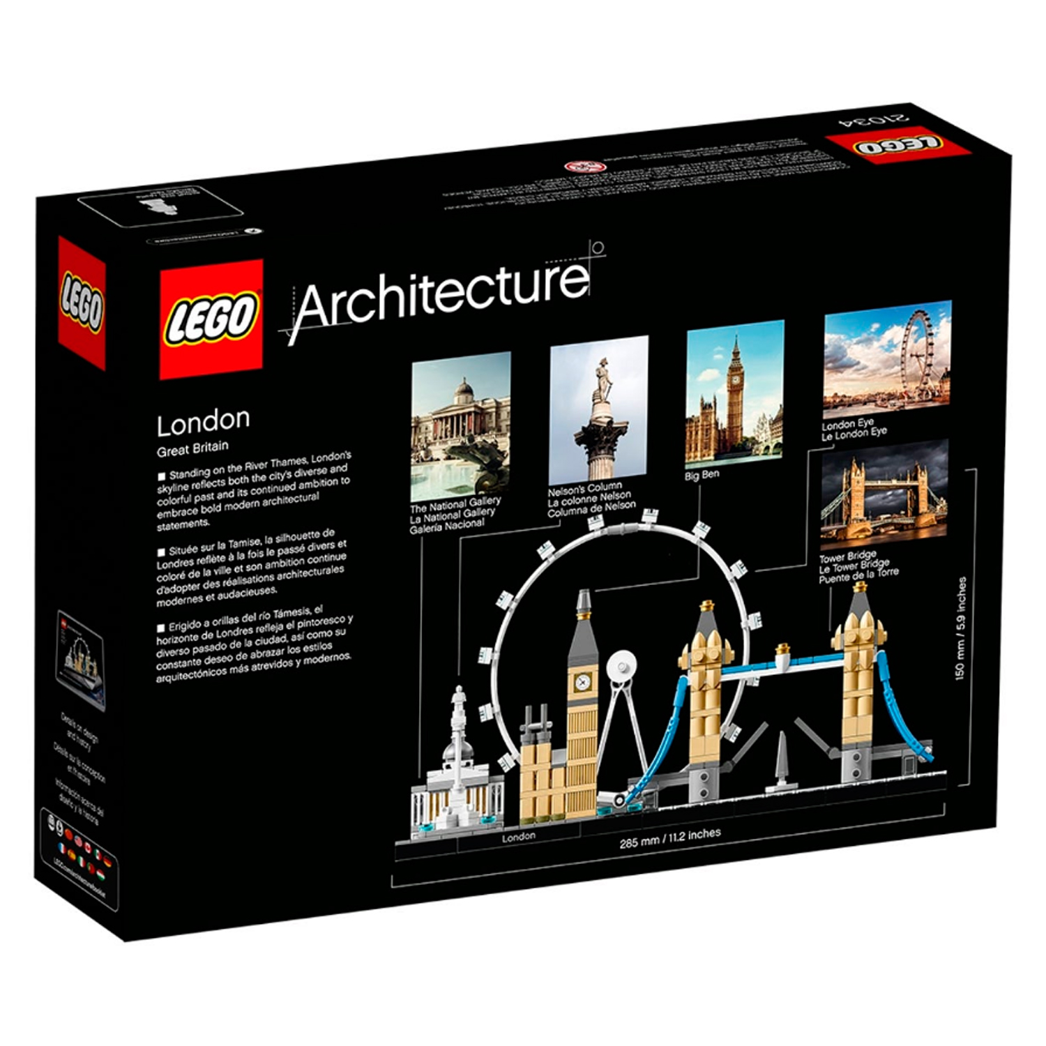 Конструктор детский LEGO Architecture Лондон 21034 - фото 5