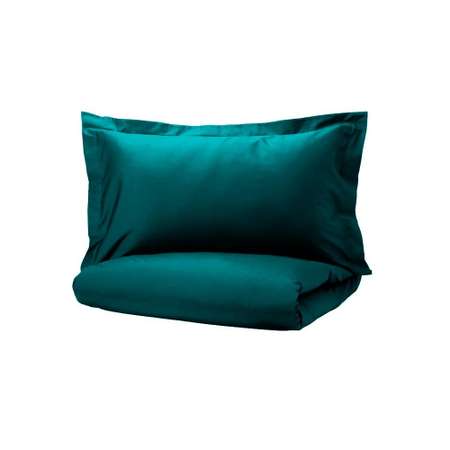 Комплект постельного белья Roomiroom односпальный NYAJASMIN 200x200/50x70-2 зеленый