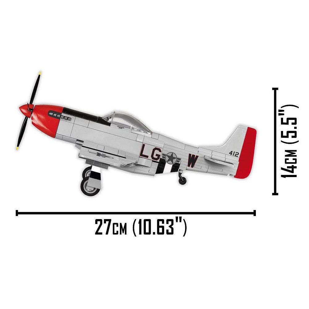 Конструктор COBI Самолет Top Gun Mustang P-51d 265pc Set - фото 6