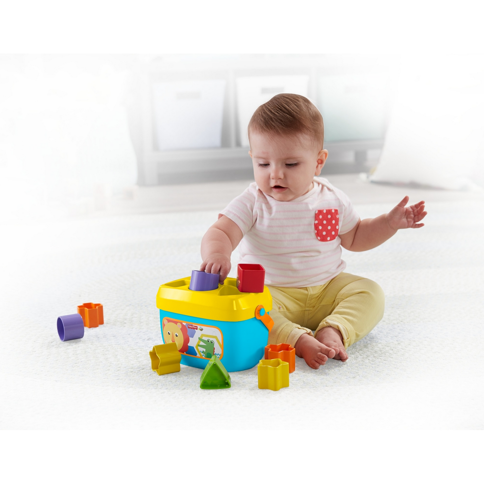 Игровой набор Fisher Price Первые кубики малыша - фото 9