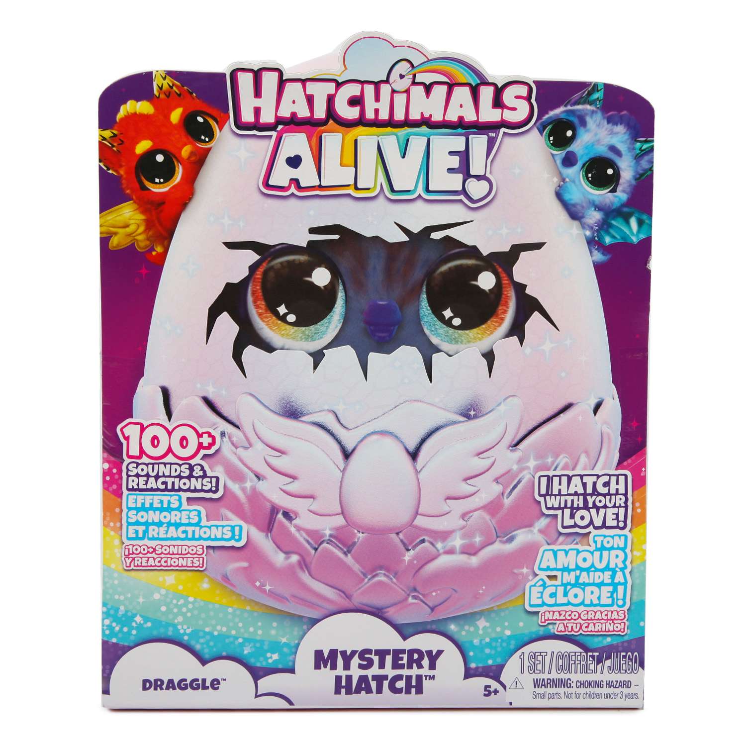 Игрушка интерактивная Hatchimals Alive Драггл 6069282 - фото 14