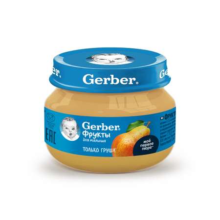 Пюре Gerber груша 71г с 4месяцев