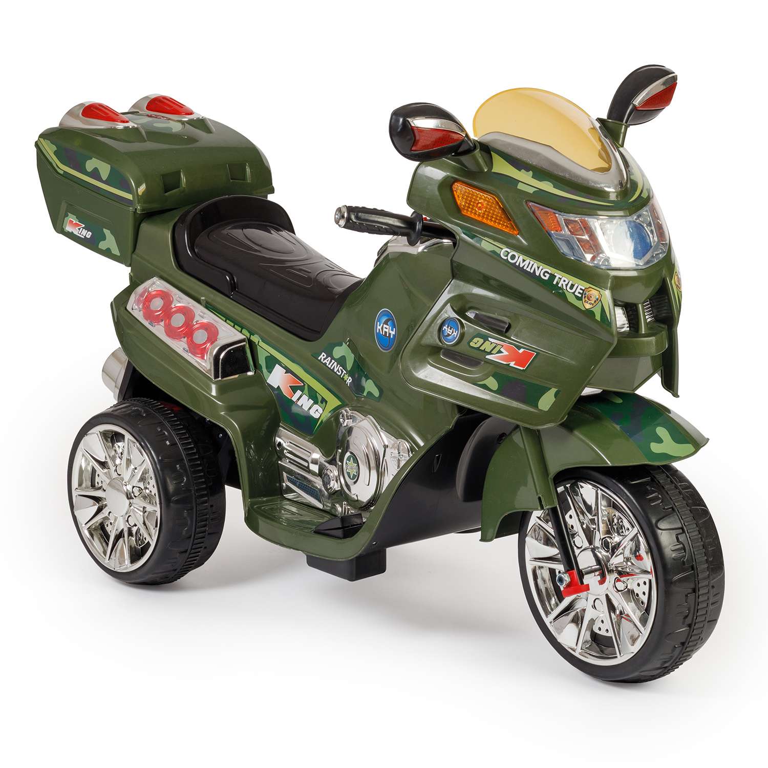Мотоцикл BABY STYLE на аккумуляторе зеленый - фото 2