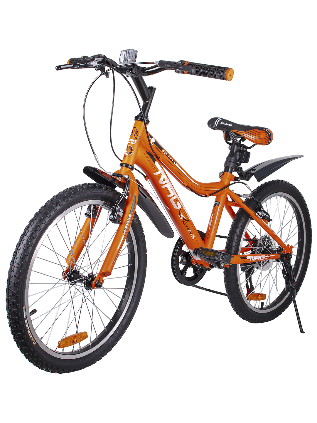 Велосипед NRG BIKES Falcon 20 orange-black-white - фото 13