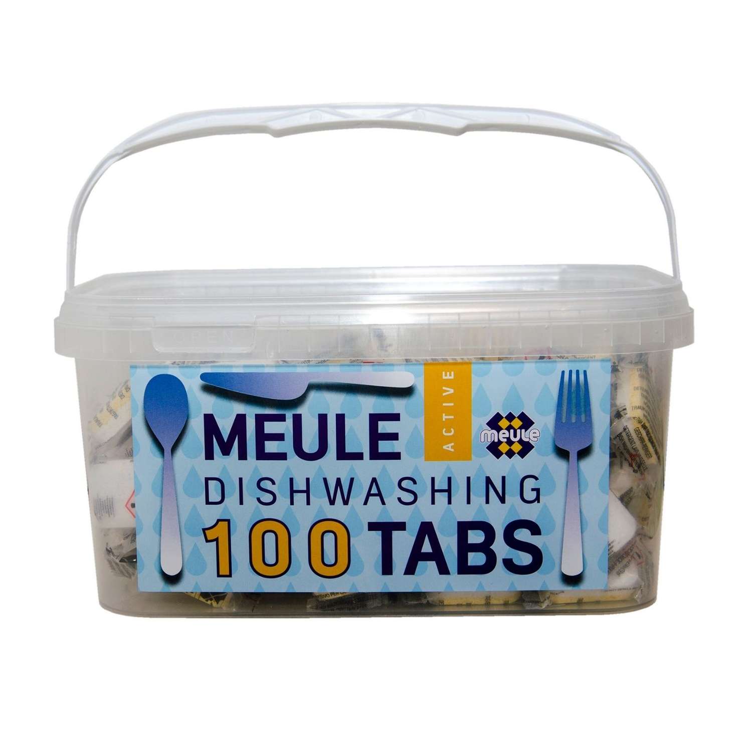 Таблетки для мытья посуды MEULE Актив в посудомоечной машине 100 шт - фото 1