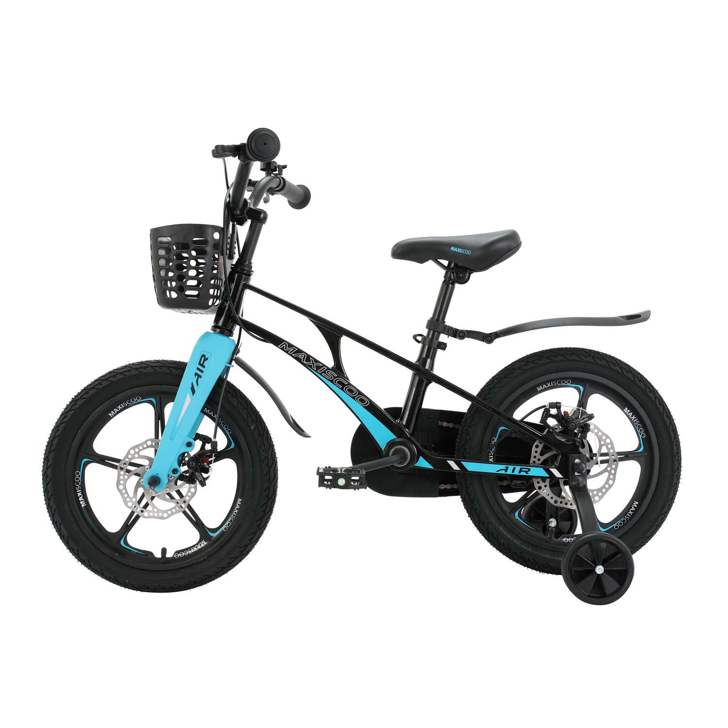Детский двухколесный велосипед Maxiscoo Airделюкс плюс 16 черный аметист - фото 2