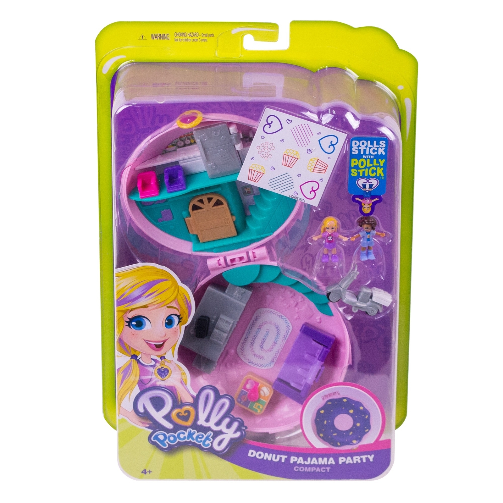 Набор игровой POLLY POCKET компактный Пижамная вечеринка GDK82 купить по  цене 39 ₽ в интернет-магазине Детский мир