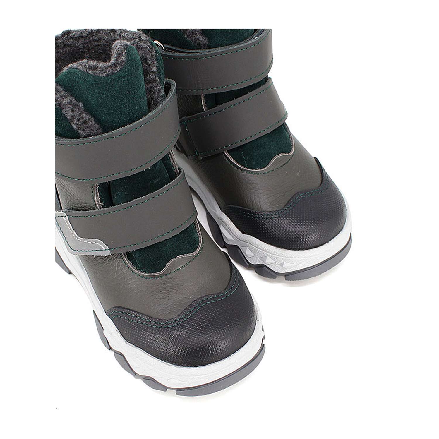 Ботинки ЛЕЛЬ м 3-1992 Ботинки нат.мех (темно-серый) - фото 2