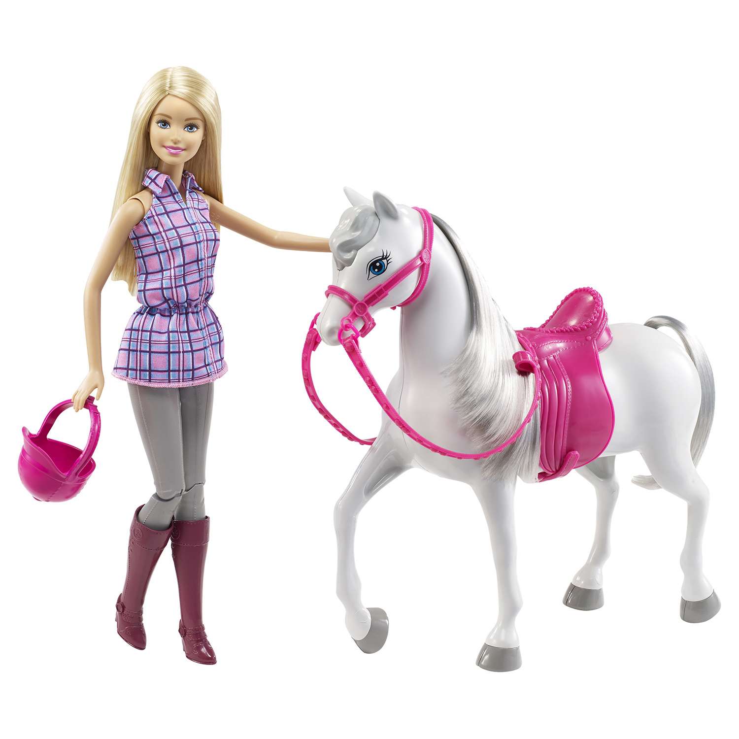 Кукла Barbie Barbie и лошадь DHB68 DHB68 - фото 1
