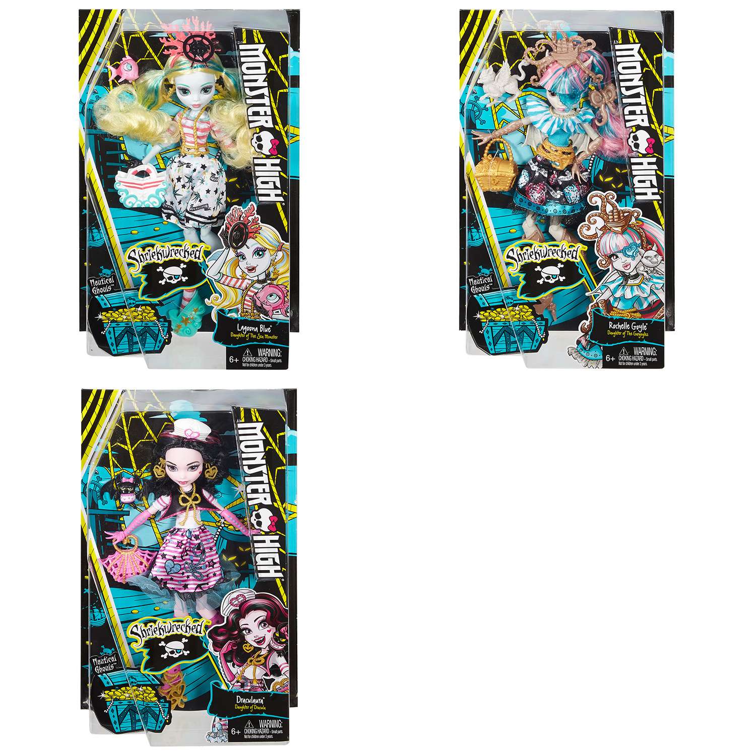 Кукла Monster High Пиратская авантюра в ассортименте DTV88 - фото 11
