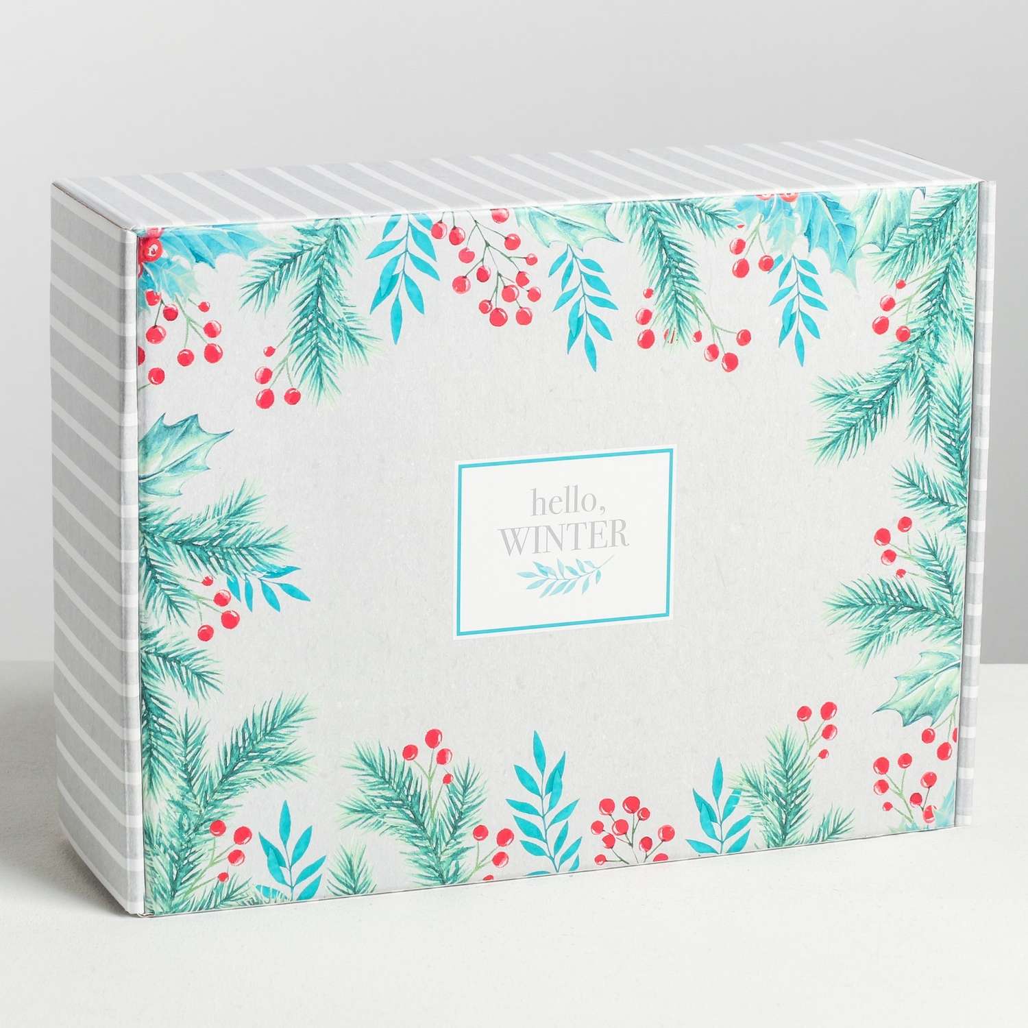 Складная коробка Дарите Счастье «Hello. winter». 30.7×22×9.5 см - фото 2