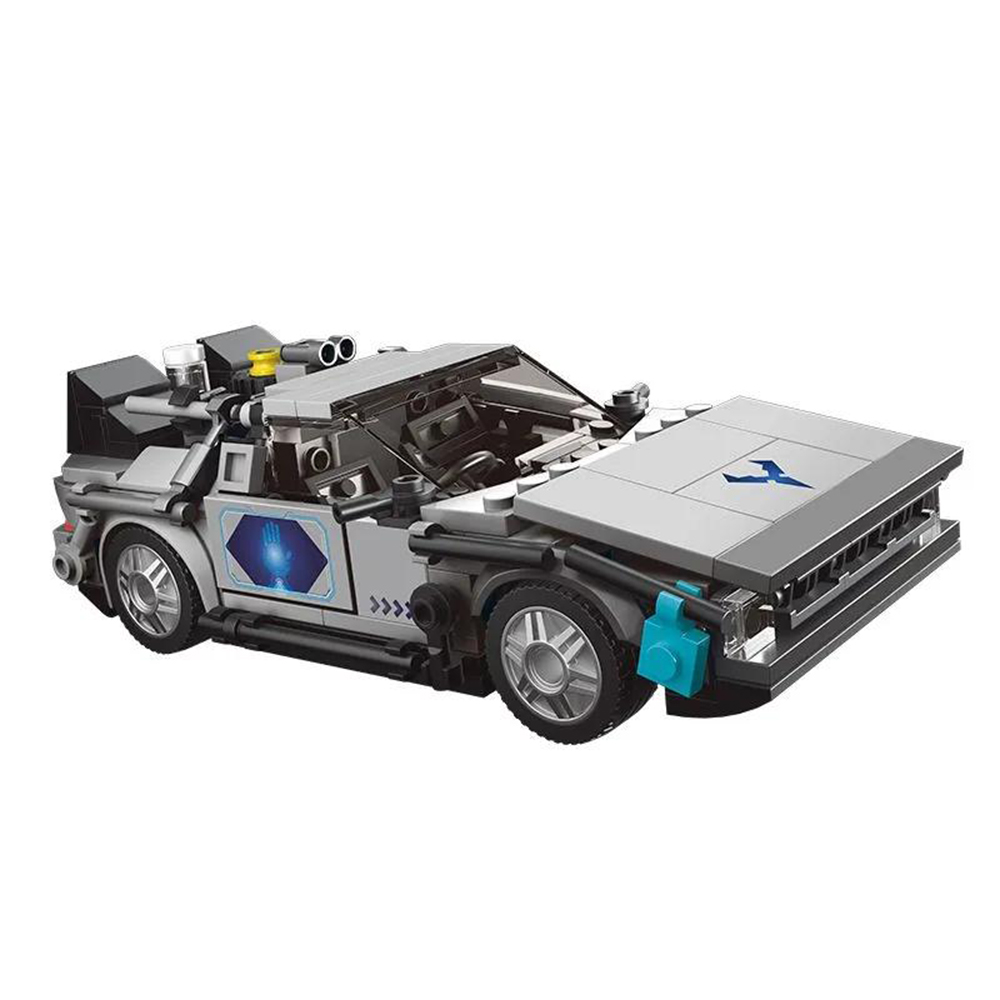 Конструктор Mould King Спорткар Машина времени DeLorean DMC-12 - 392 детали - фото 11