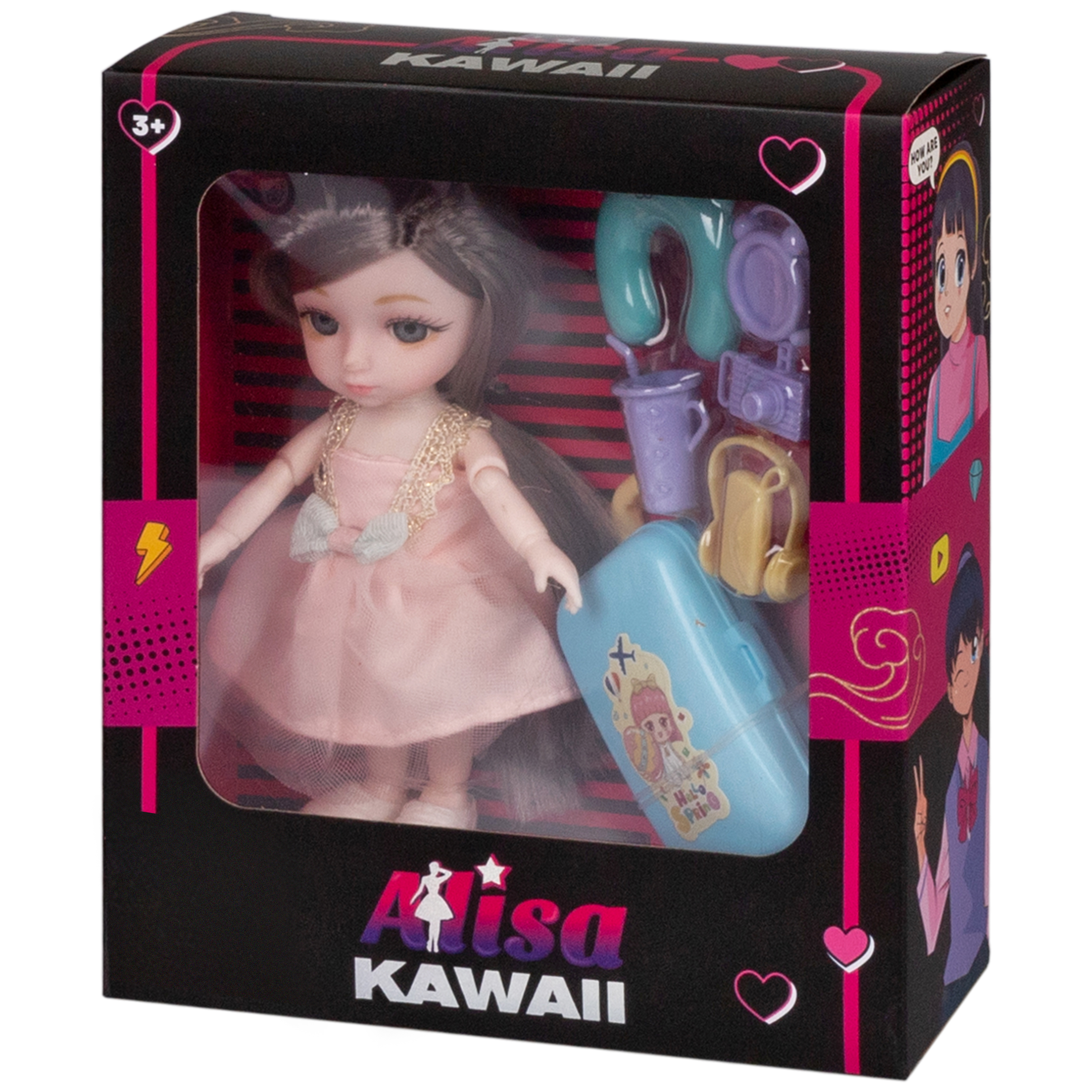 Кукла мини 1TOY Alisa Kawaii Т24357 - фото 18