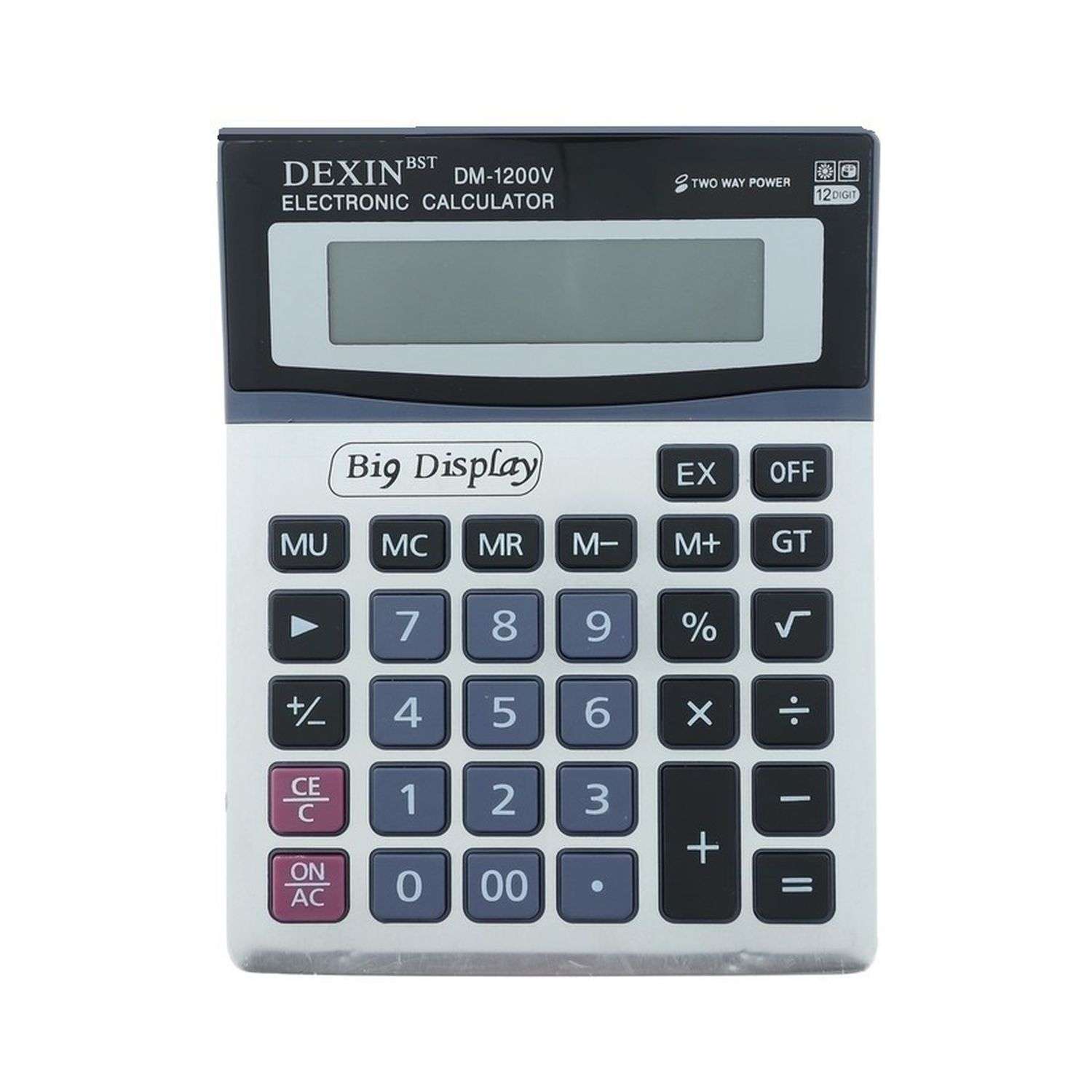 Настольный калькулятор Seichi 12-разрядный с двойным питанием - фото 2