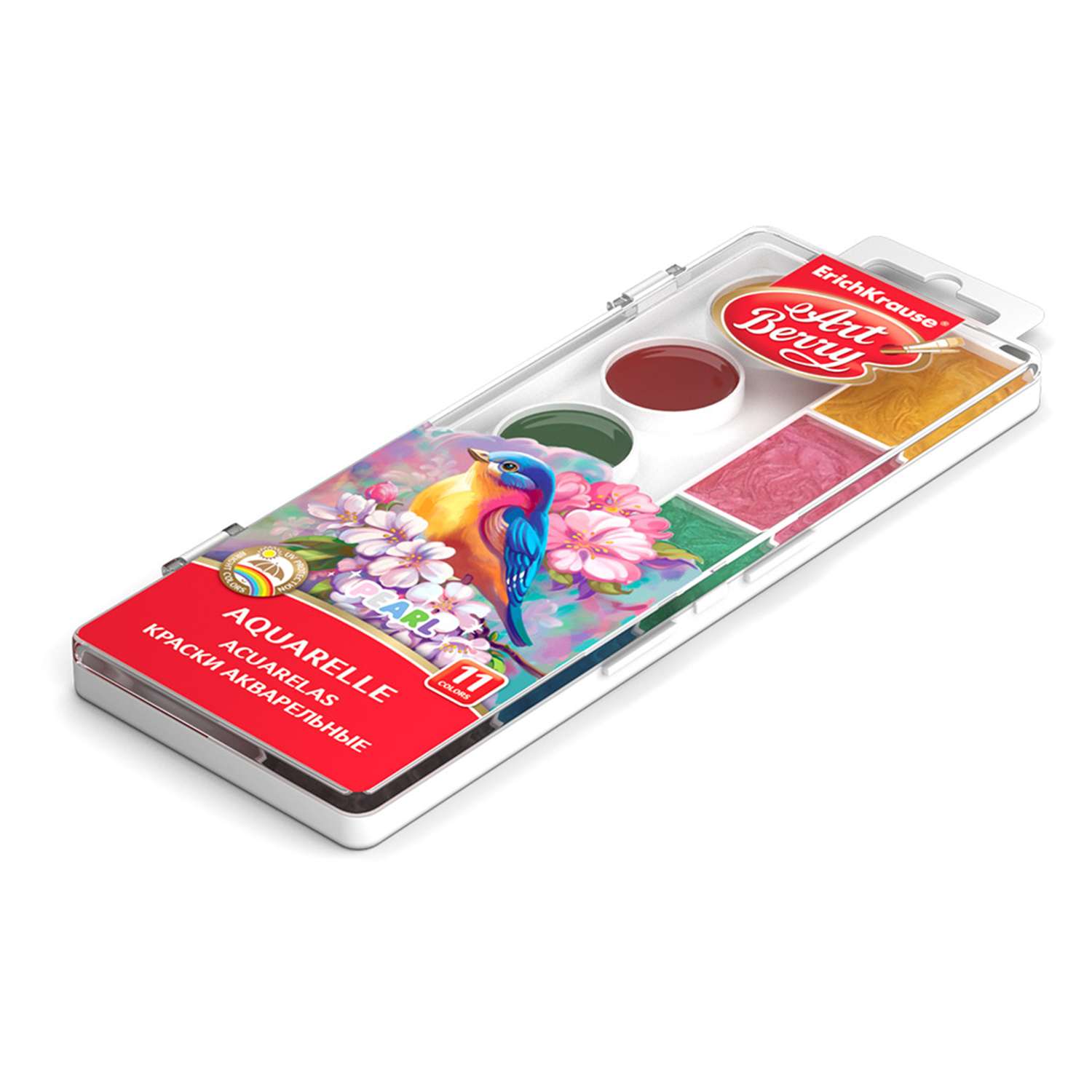 Краски ArtBerry Pearl с УФ защитой яркости 11цветов 53407 - фото 2