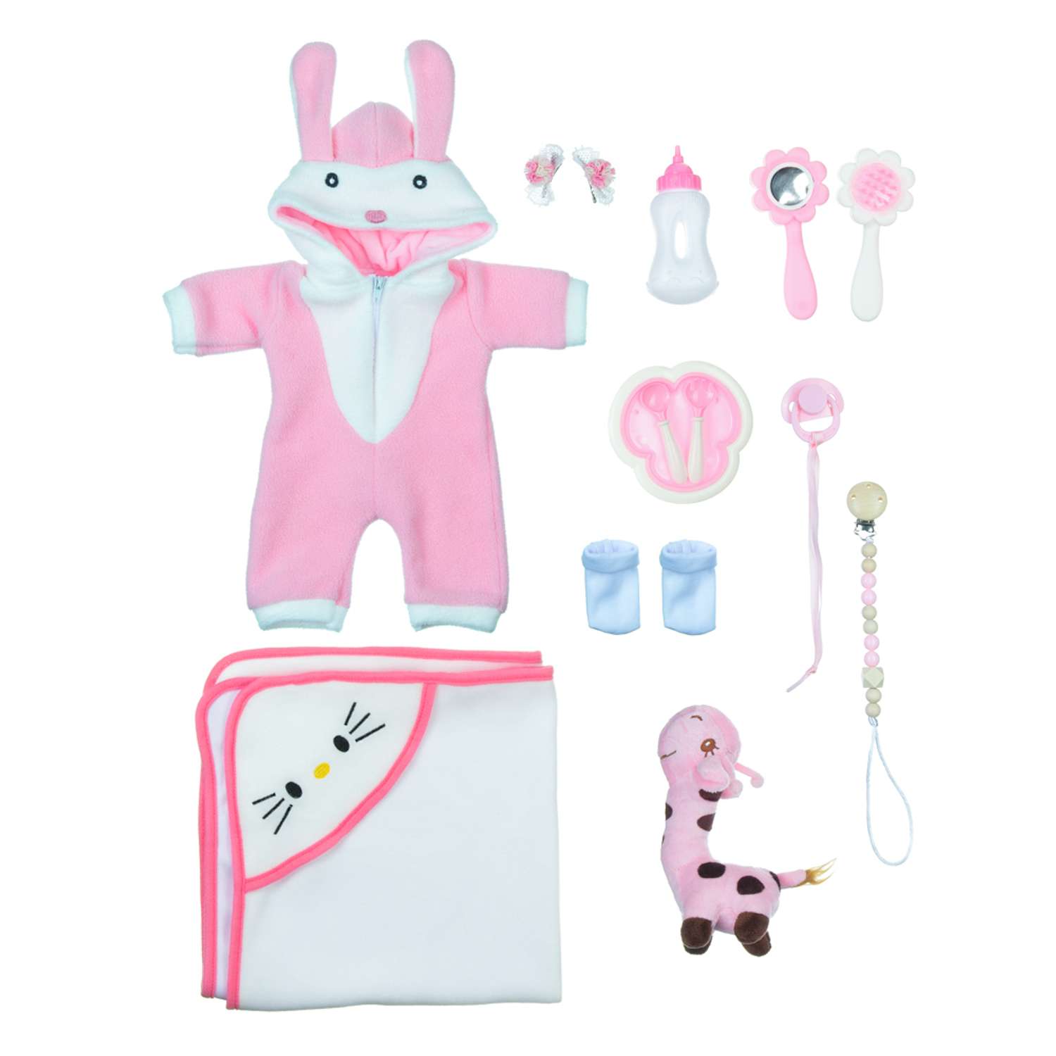 Кукла Реборн QA BABY Яна девочка интерактивная Пупс набор игрушки для ванной для девочки 38 см 3812 - фото 15