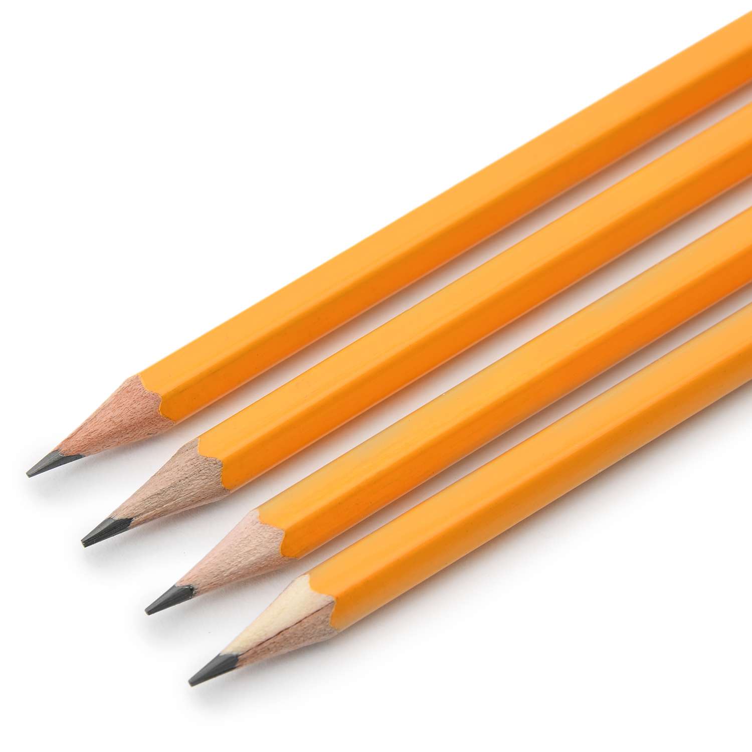 Набор ErichKrause AMBER 4 карандаша с ластикам - фото 4