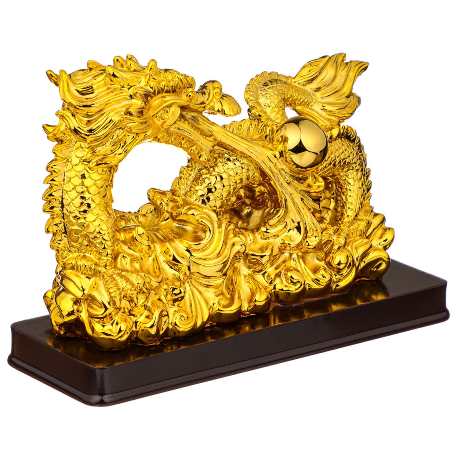 Сувенир Сноубум Китайский дракон на подставке - фото 3