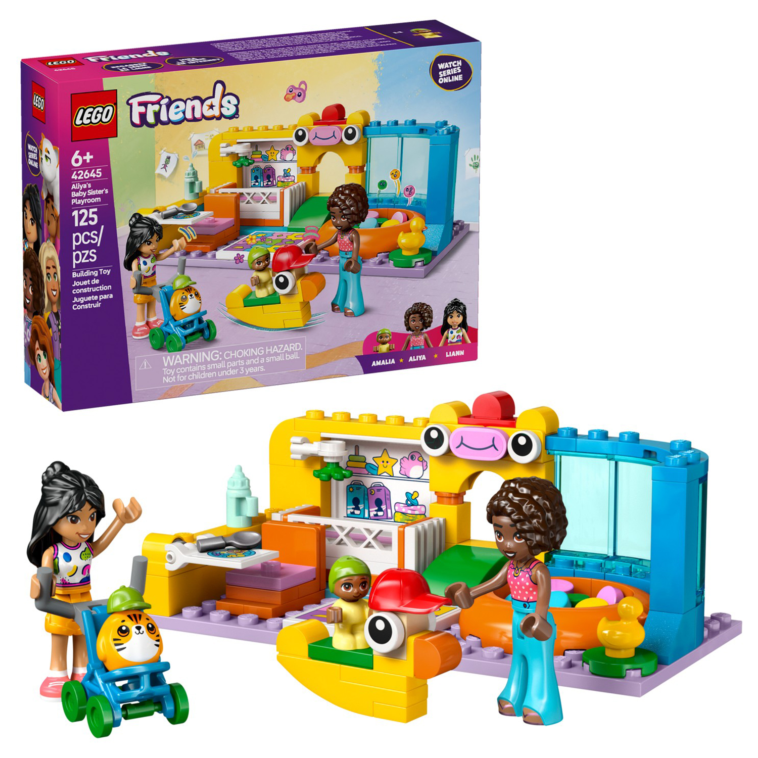 Конструктор детский LEGO Friends Игровая комната младшей сестры Алии - фото 1