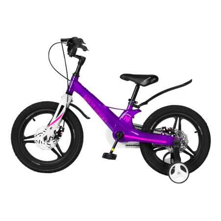 Детский двухколесный велосипед Maxiscoo Space делюкс 16 фиолетовый
