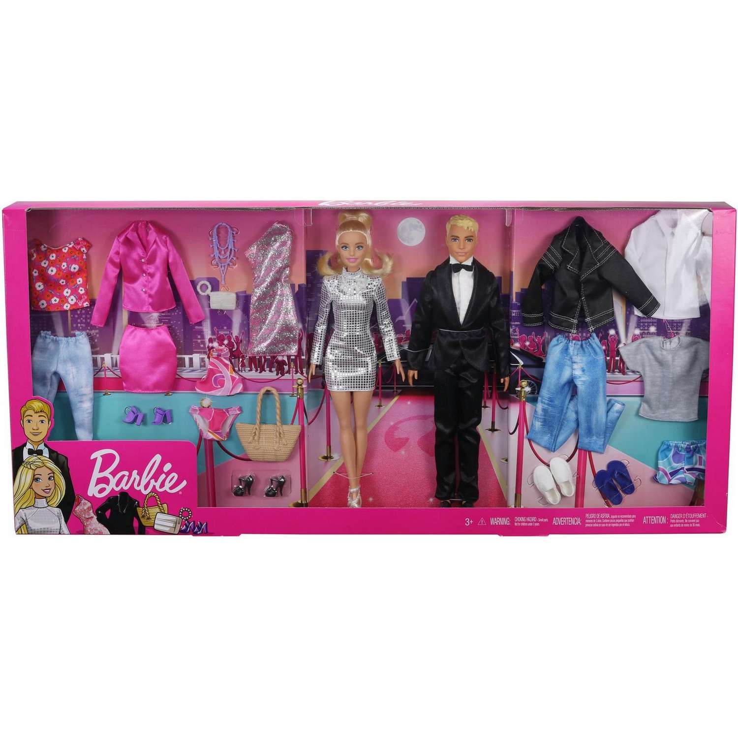 Одежда для кукол Одежда и аксессуары для куклы Барби, два комплекта Barbie Girl Power