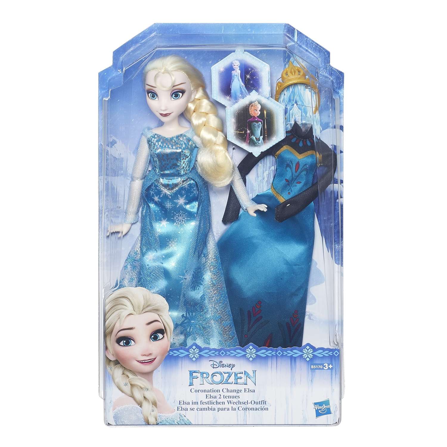 Кукла Disney Frozen Холодное Сердце со сменным нарядом Эльза B5169EU4 - фото 9