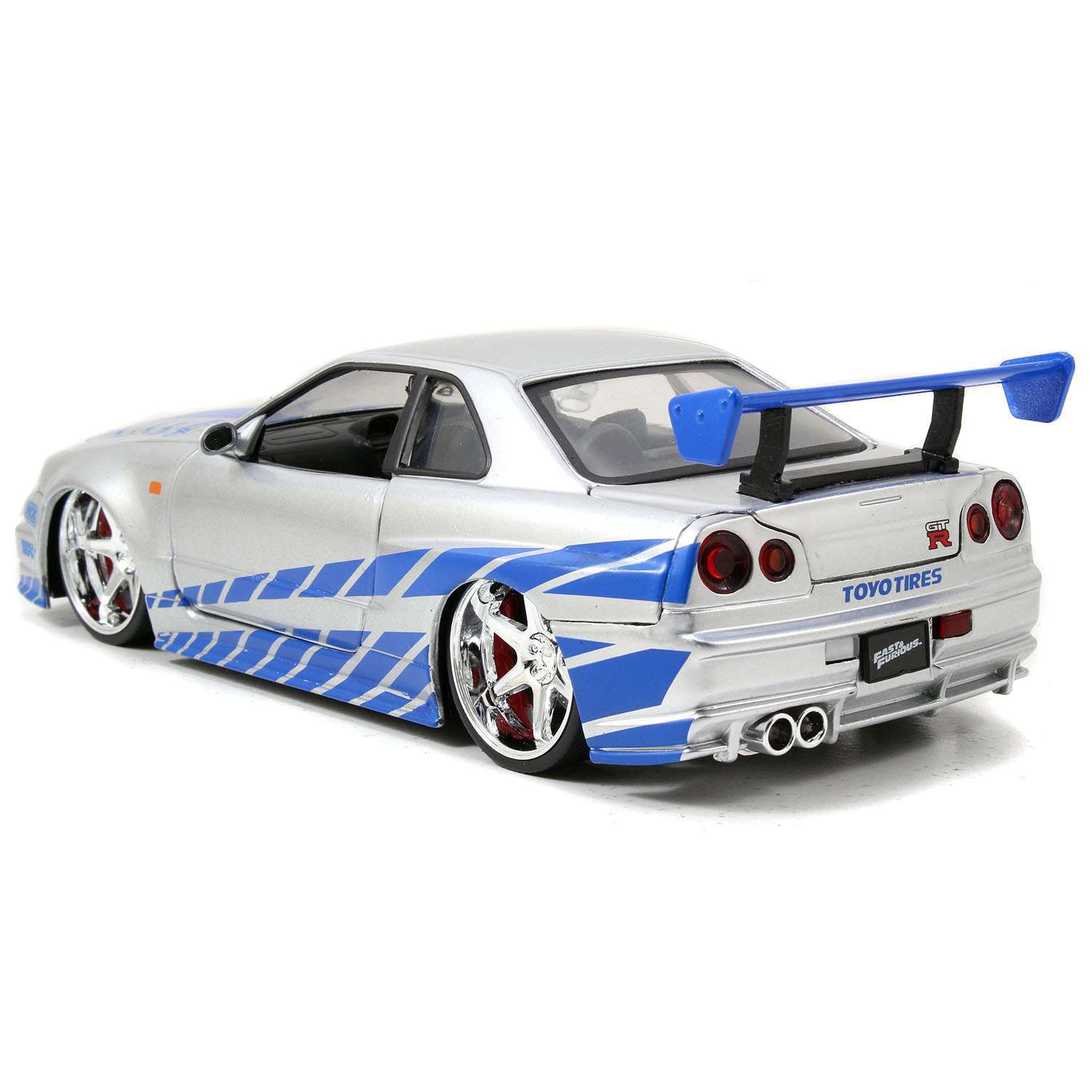 Автомобиль Jada Nissan Skyline GTR R34 1:24 ТоуR124 - фото 4