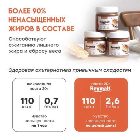 Шоколадная паста Reymalt миндальная