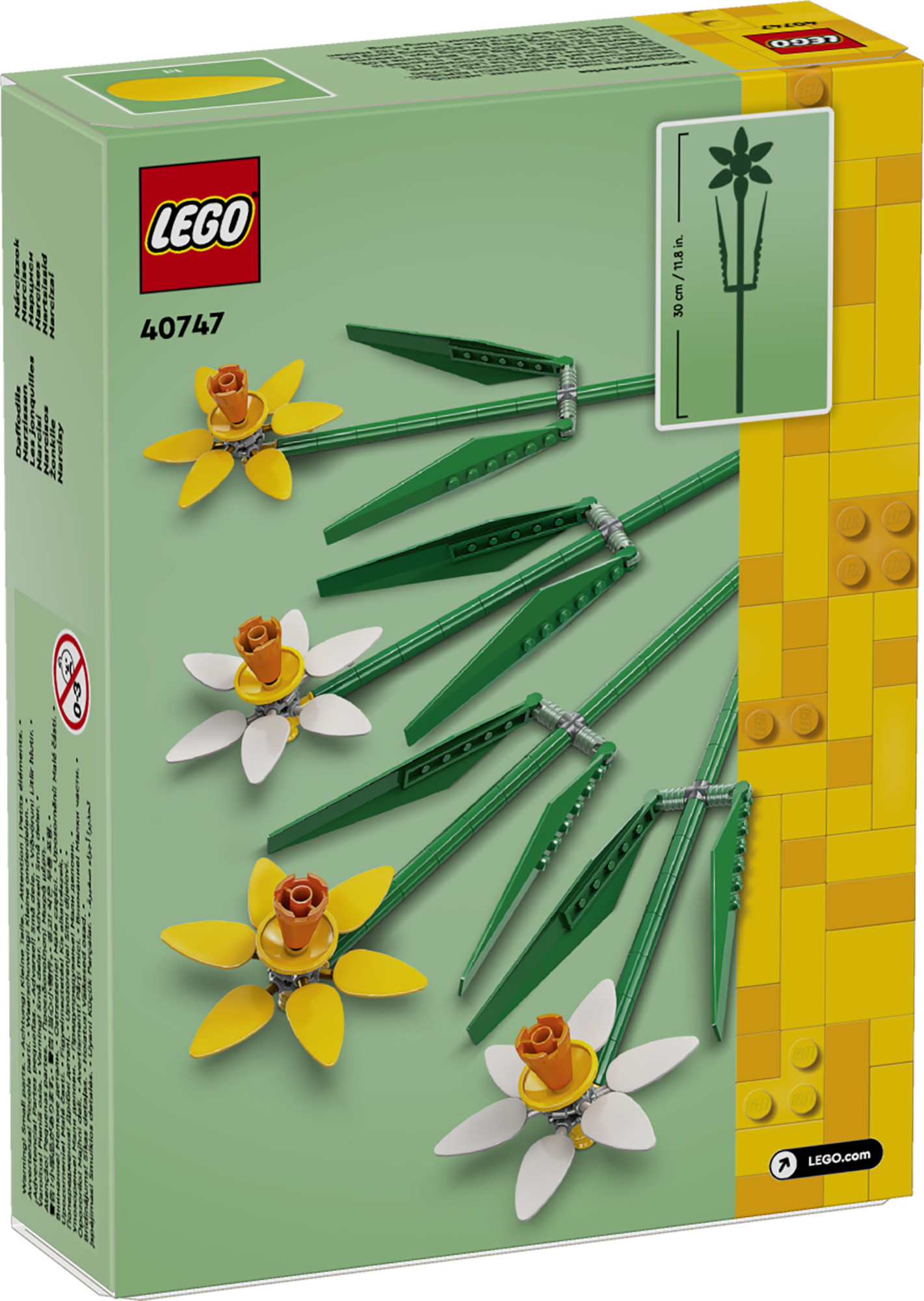 Конструктор LEGO Нарциссы 40747 - фото 4