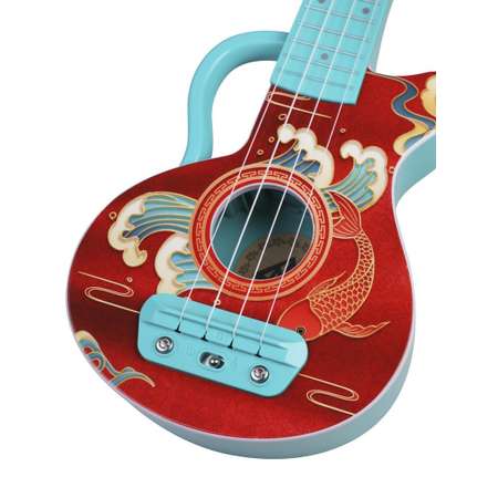 Гитара детская Наша Игрушка Развивающий музыкальный инструмент самоучитель