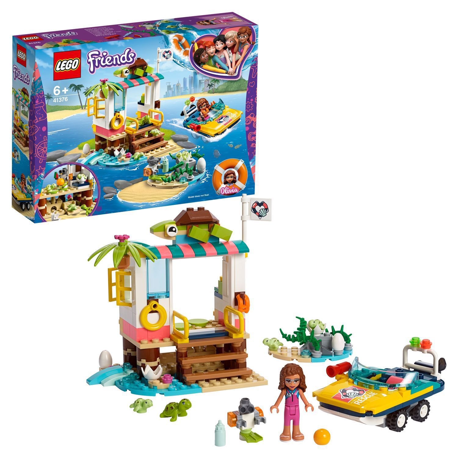 Конструктор LEGO Friends Спасение черепах 41376