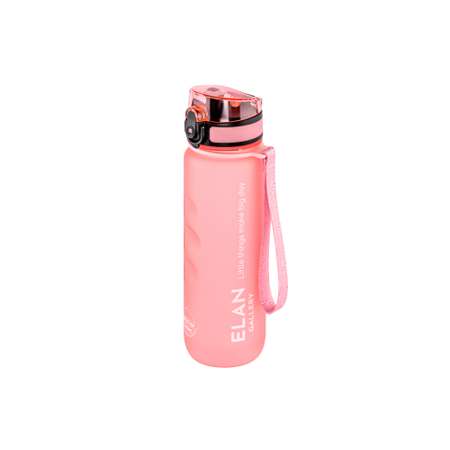Бутылка для воды Elan Gallery 500 мл Style Matte с углублениями для пальцев пыльная роза