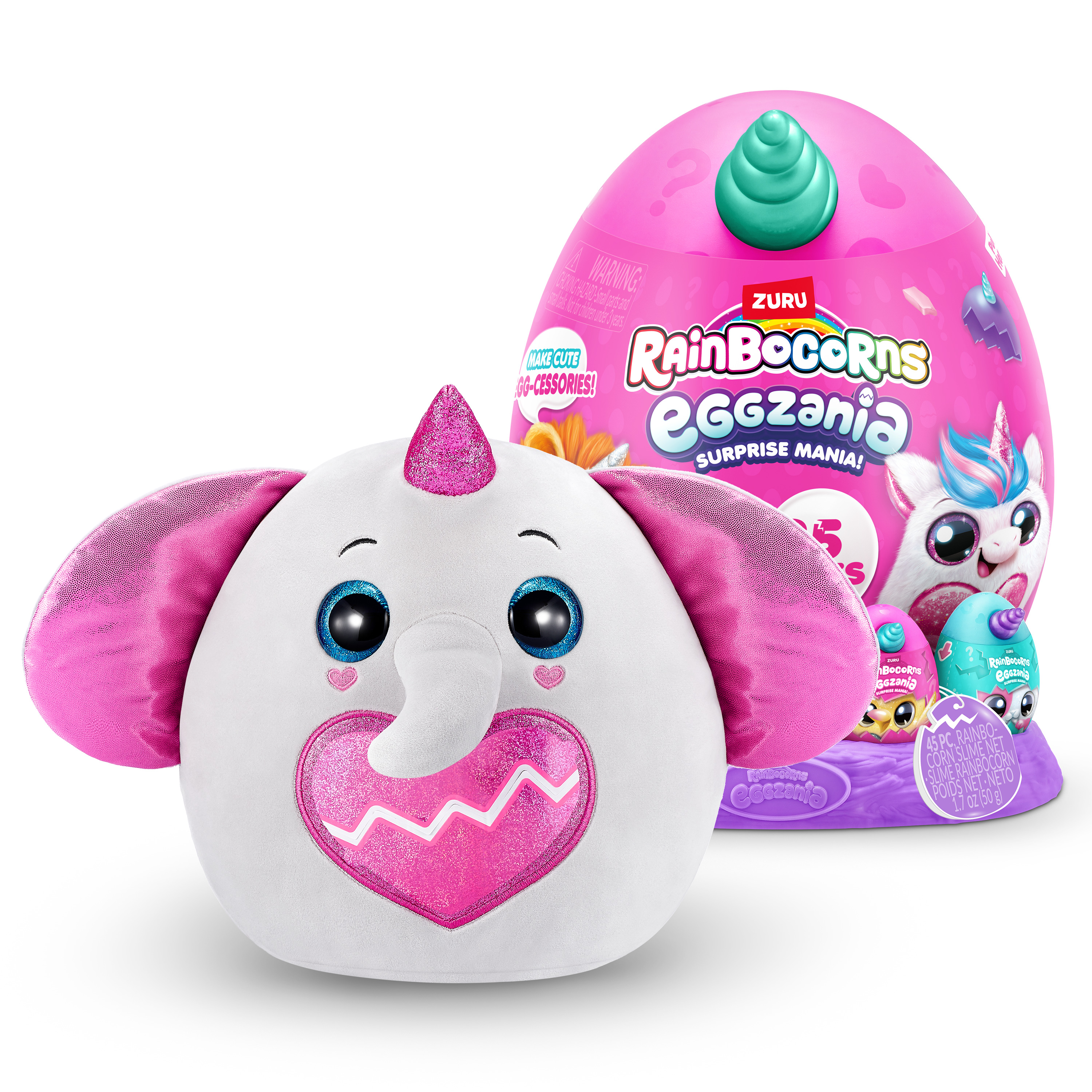 Игрушка сюрприз Zuru Rainbocorns Eggzania S1 с аксессуарами питомец в яйце - фото 34