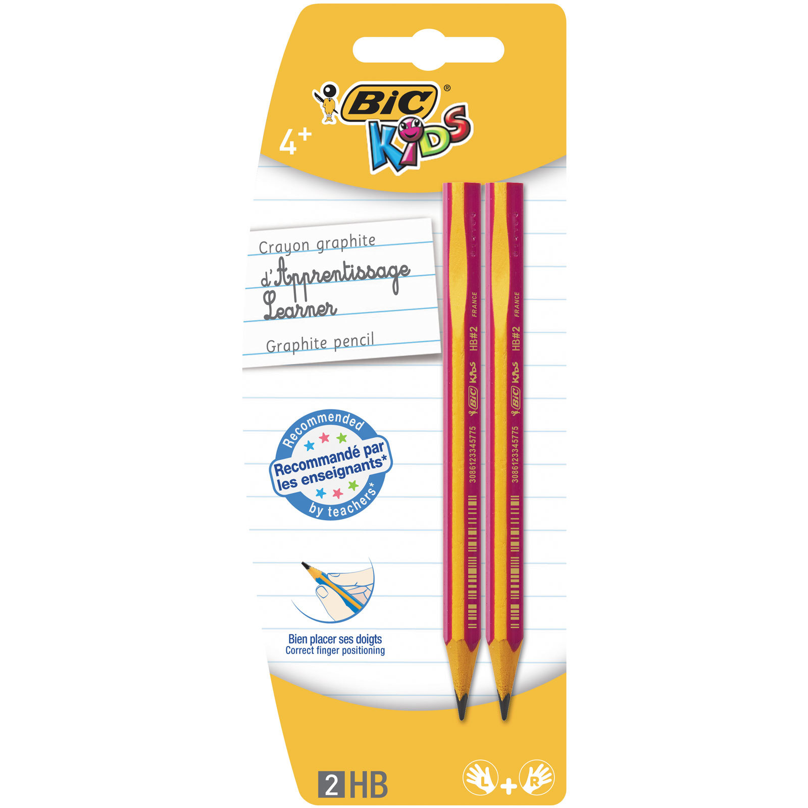 Карандаш BIC Kids чернографитный в ассортименте - фото 3