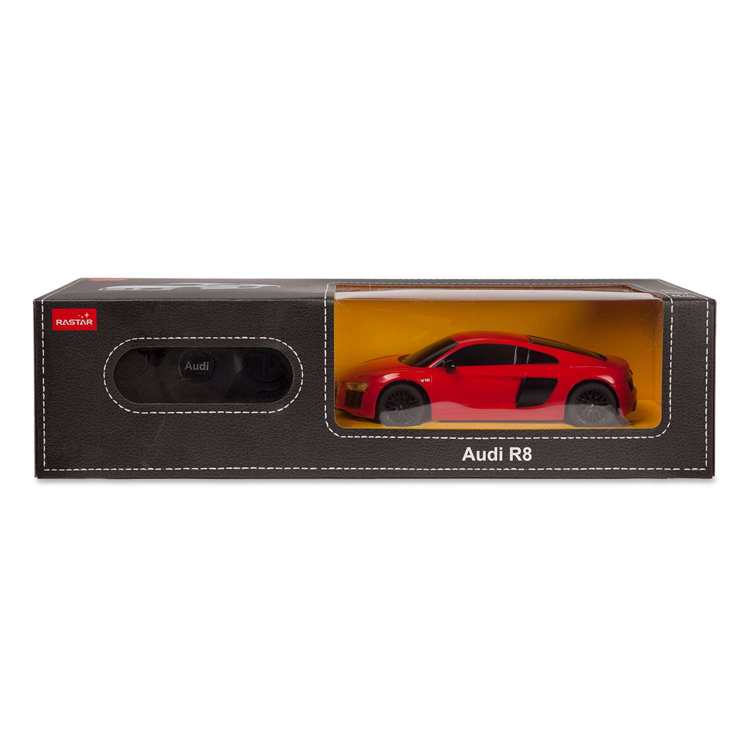 Машинка на радиоуправлении Rastar AUDI R8 2015 Version 1:24 Красная - фото 3