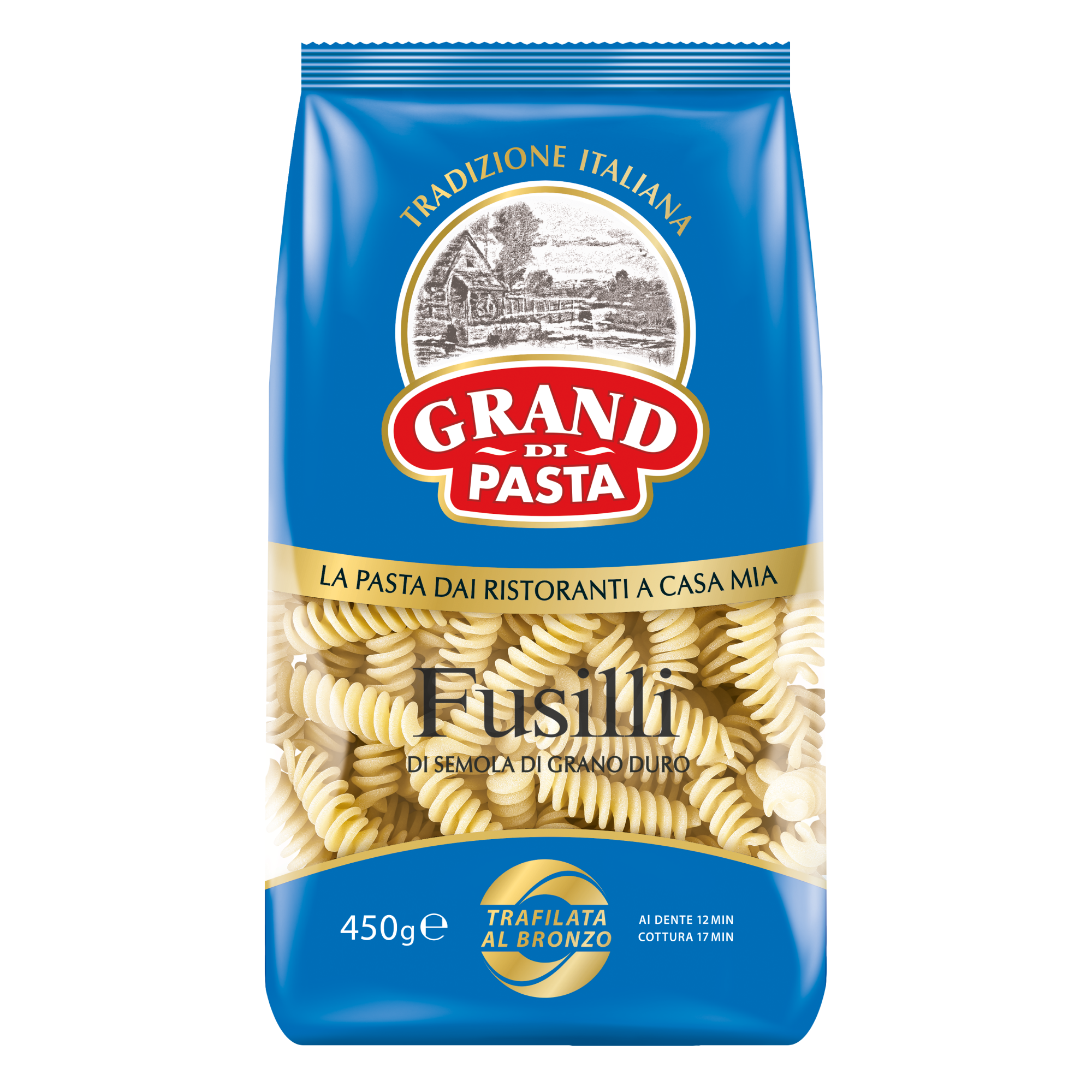 Макаронные изделия Grand Di Pasta Fusilli 450 гр - фото 1