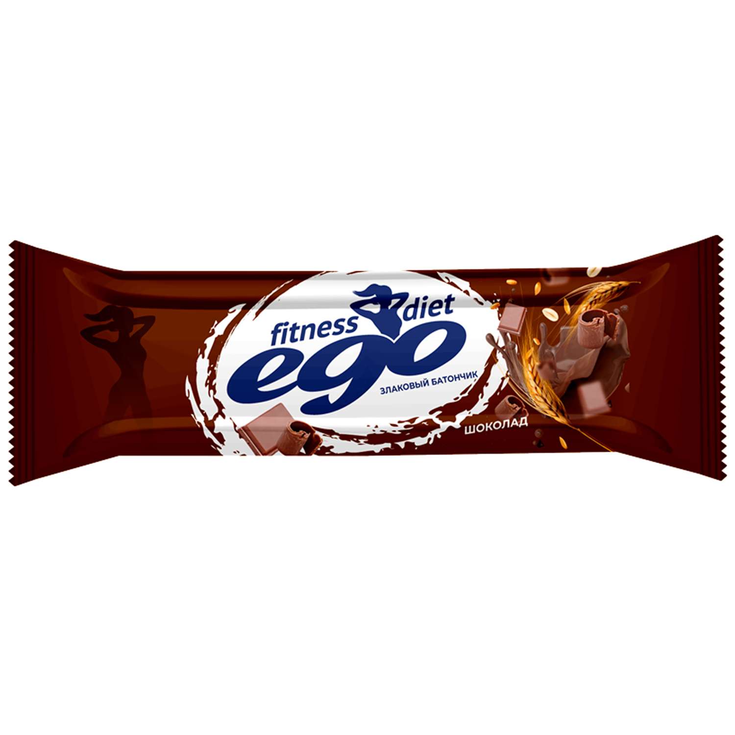 Батончик злаковый Ego fitness гранола-темный шоколад с витаминами и железом 27г - фото 1