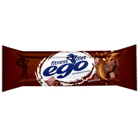 Батончик злаковый Ego fitness гранола-темный шоколад с витаминами и железом 27г