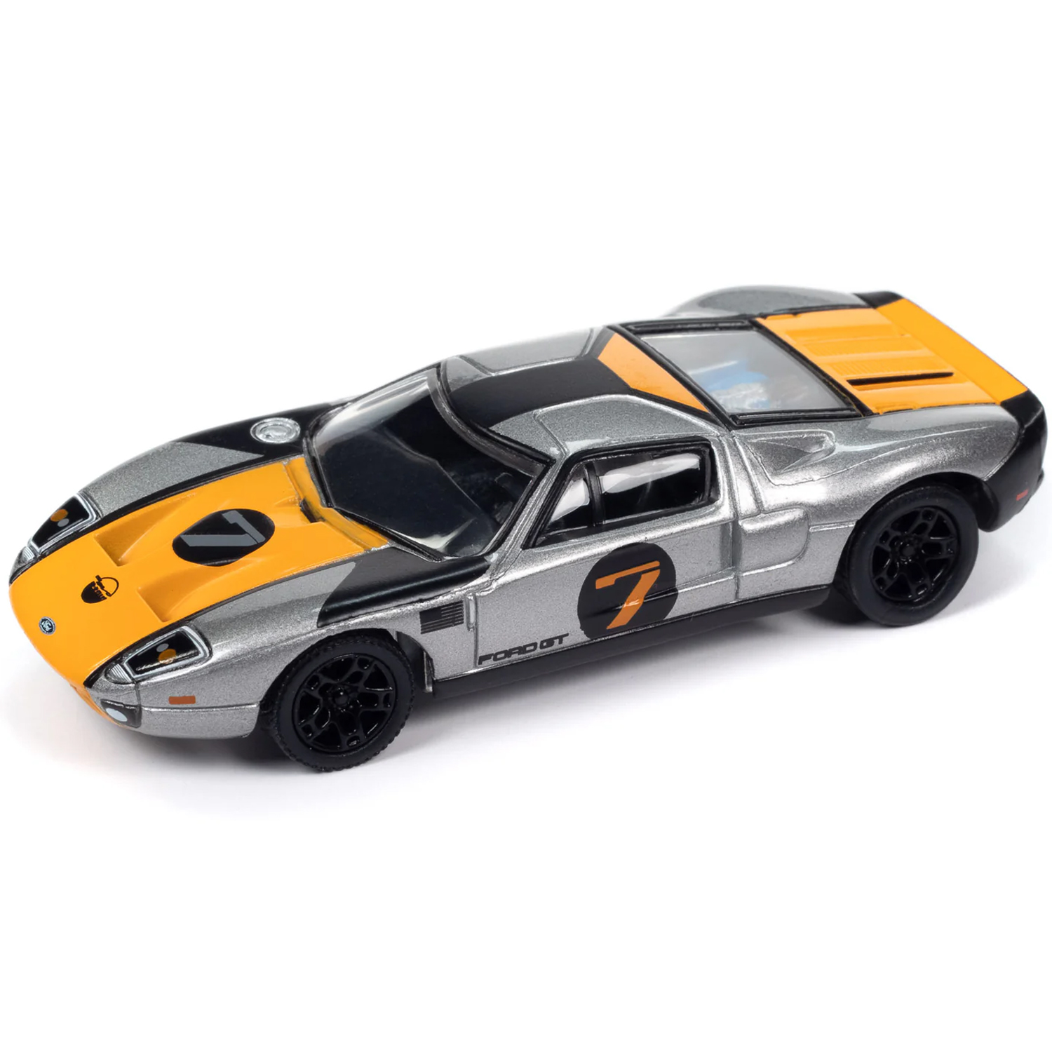 Автомобиль Johnny Lightning 1:64 серый JLCG032A-R2-N5 - фото 2