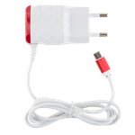 Зарядное устройство RedLine 2 USB+MicroUSB модель NC-2.1AC 2.1A красный